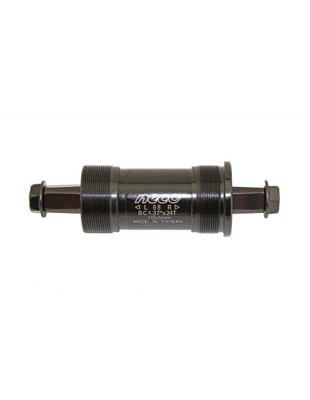 Bottom Bracket Cartridge Square Set 68mm 110.5mm Black.